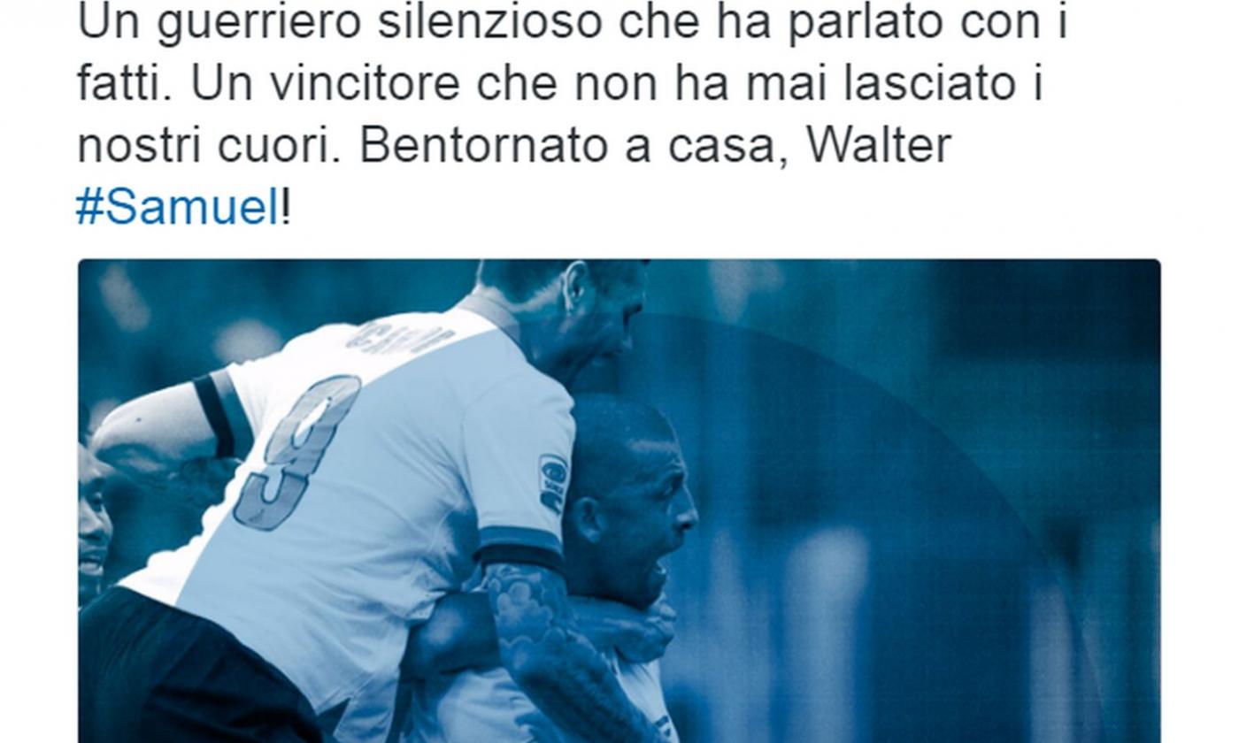 Inter: UFFICIALE il ritorno di Samuel