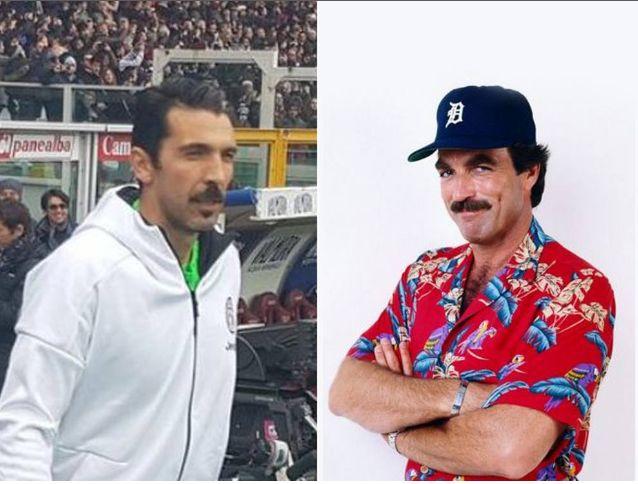 Buffon’s girlfriend grilled over Magnum PI look: ‘I blame training camp!’