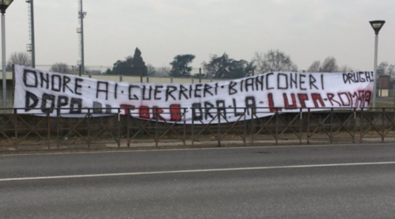 I tifosi alla Juve: 'Onore ai guerrieri bianconeri, dopo il Toro ora la Lupa'