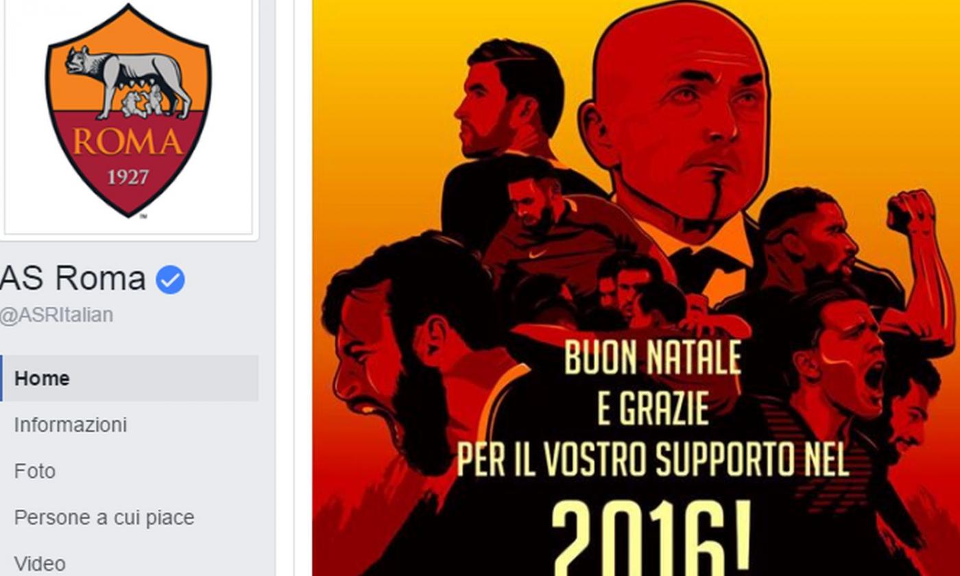 Roma, auguri di Natale senza Totti. E i tifosi se la prendono con Spalletti