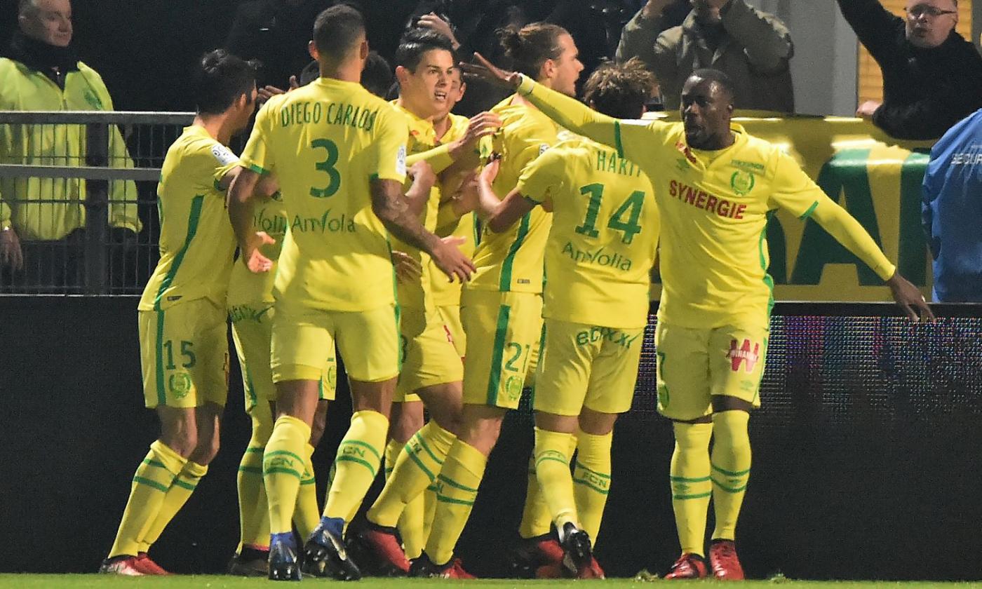 Ligue 1: il Nantes vince lo scontro salvezza, notte fonda per il Caen 