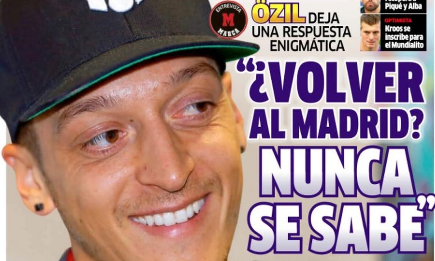 Real, il ritorno di Ozil? 'Non si sa mai, Zidane il mio idolo'