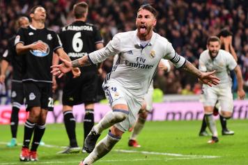 sergio ramos, real madrid, lingua, deportivo, 2016/17