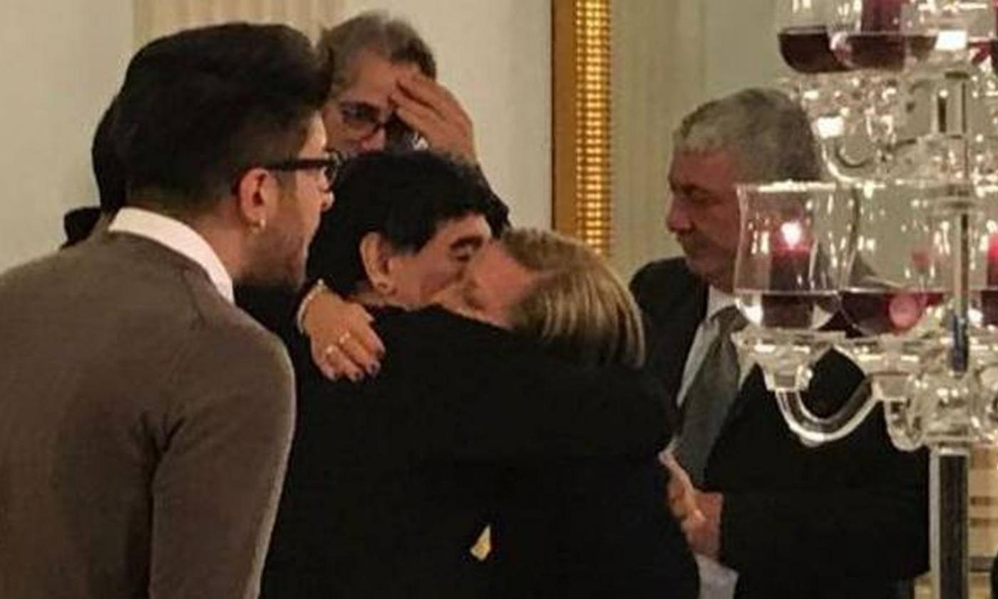 Maradona, la grande giornata prima del San Carlo: Diego jr., la mamma di Ciro e Bruscolotti