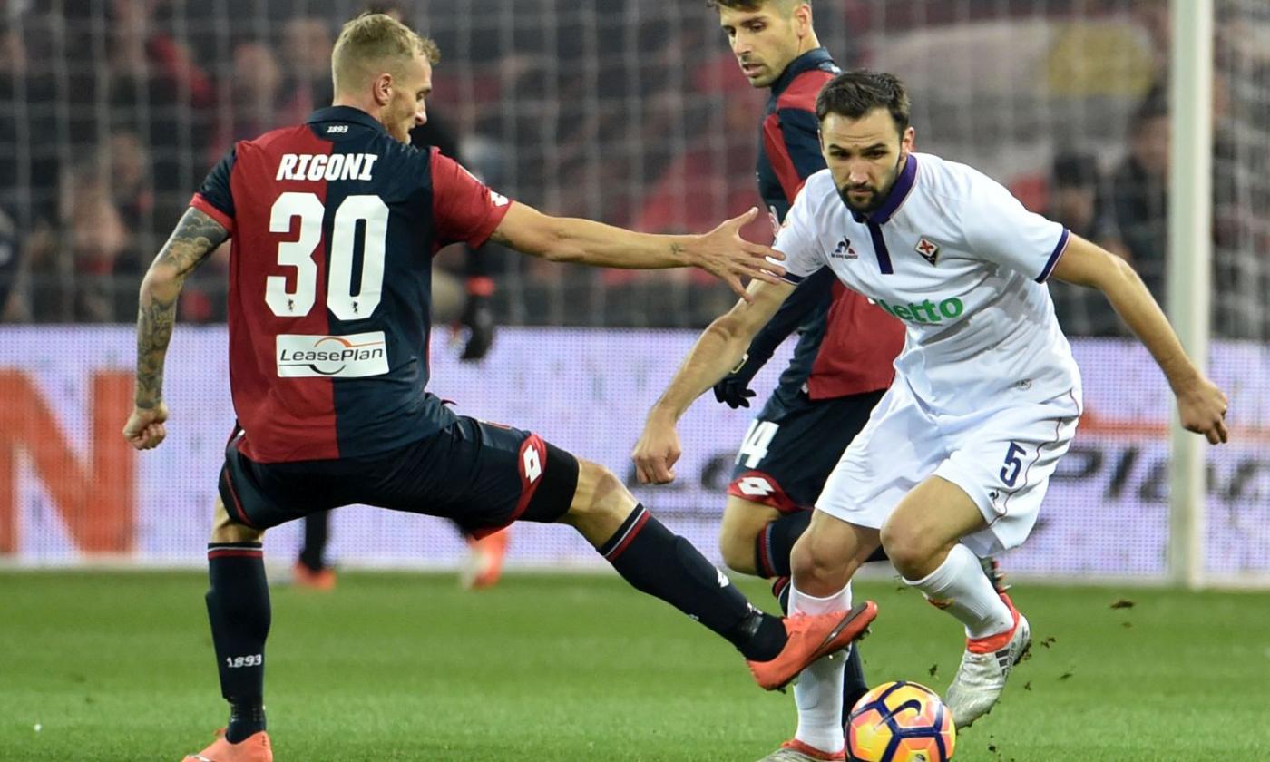 Fiorentina, senza Pezzella la fascia da capitano torna sul braccio di Badelj