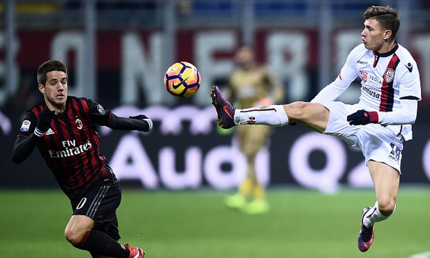 Il Milan sfida la Juventus per Barella