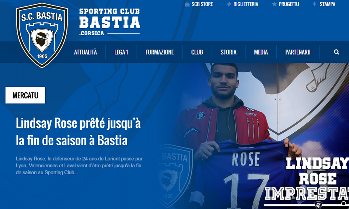 Bastia, UFFICIALE: preso Rose