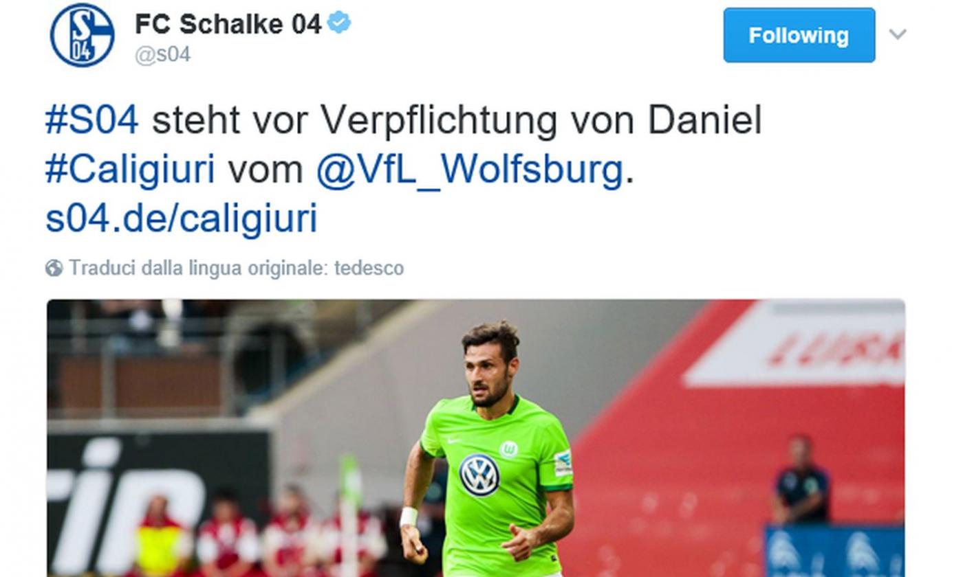 Schalke, UFFICIALE: un attaccante dal Wolfsburg