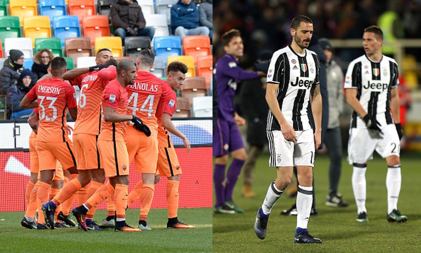 Juve in stile Roma (arbitri compresi), Roma in stile Juve: scudetto riaperto