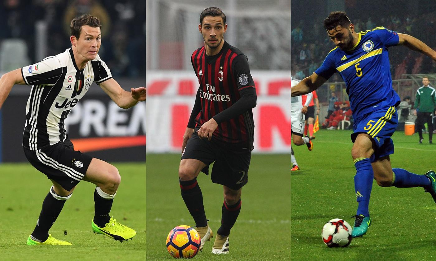 Lichtsteiner si tiene la Juve: fra Evra, Kolasinac e il sogno De Sciglio, il punto