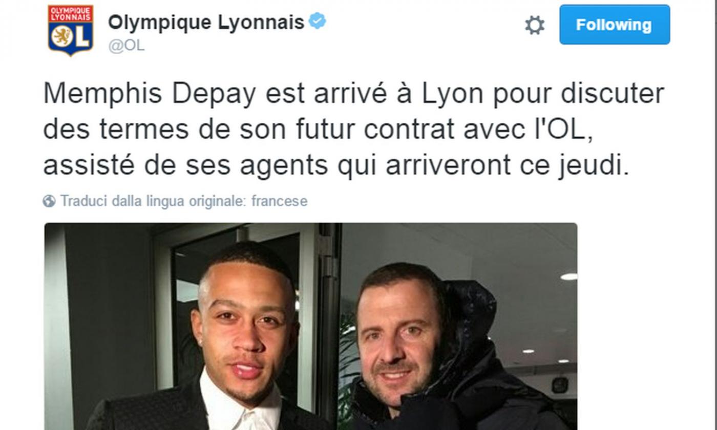 Lione: Depay è in città FOTO