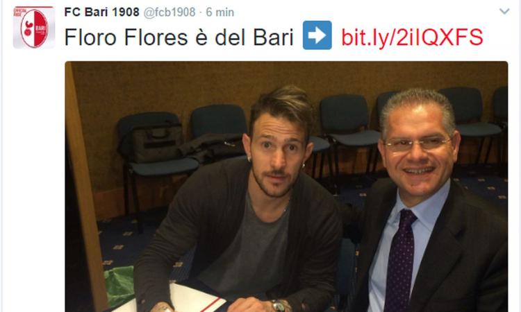 Bari, UFFICIALE: ecco Floro Flores