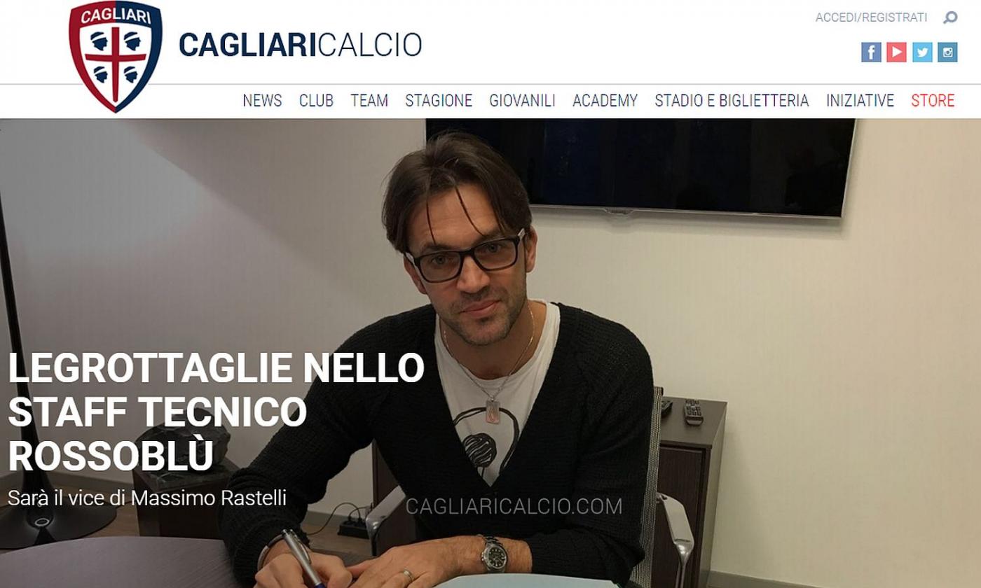 Cagliari, UFFICIALE: Legrottaglie è il nuovo vice di Rastelli