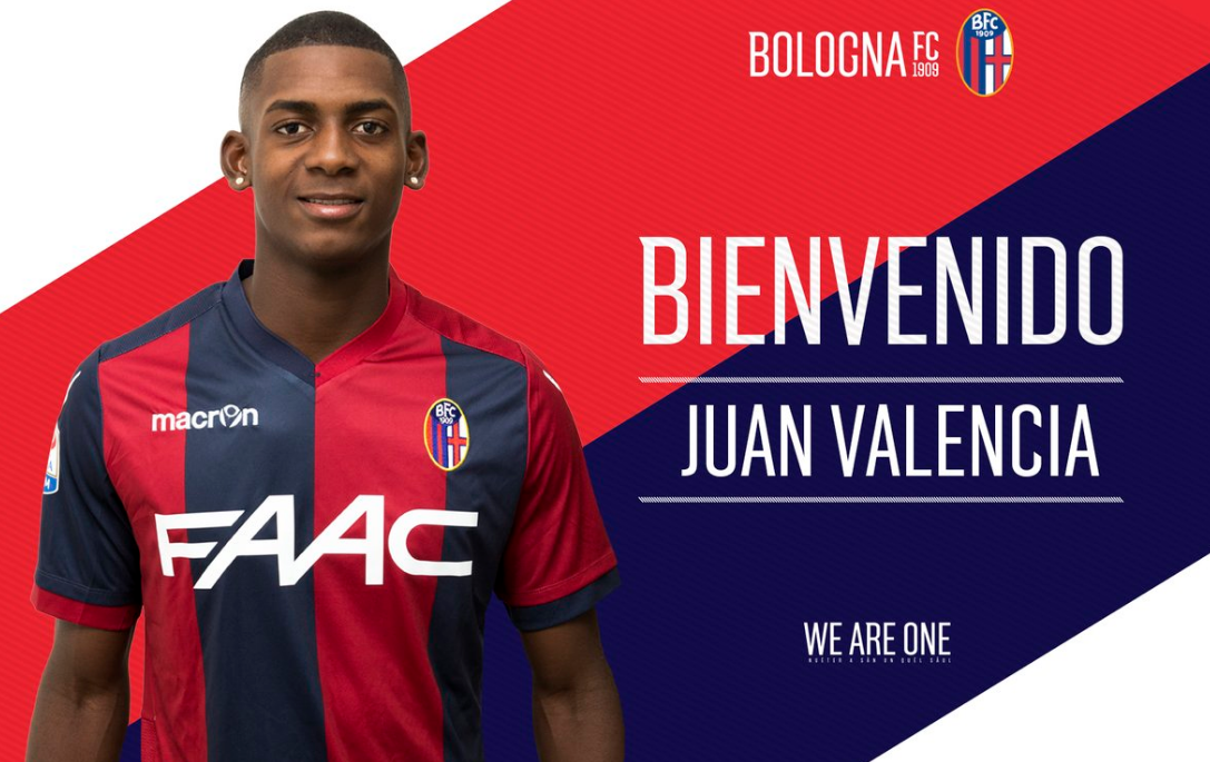 Bologna, UFFICIALE: ha firmato il talento colombiano Valencia