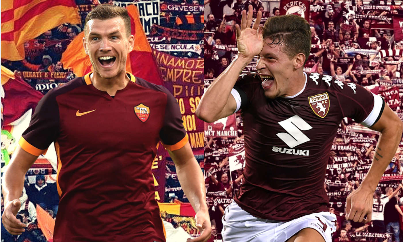 Roma-Torino sfida tra grandi bomber: Dzeko contro Belotti, tutti i loro numeri 