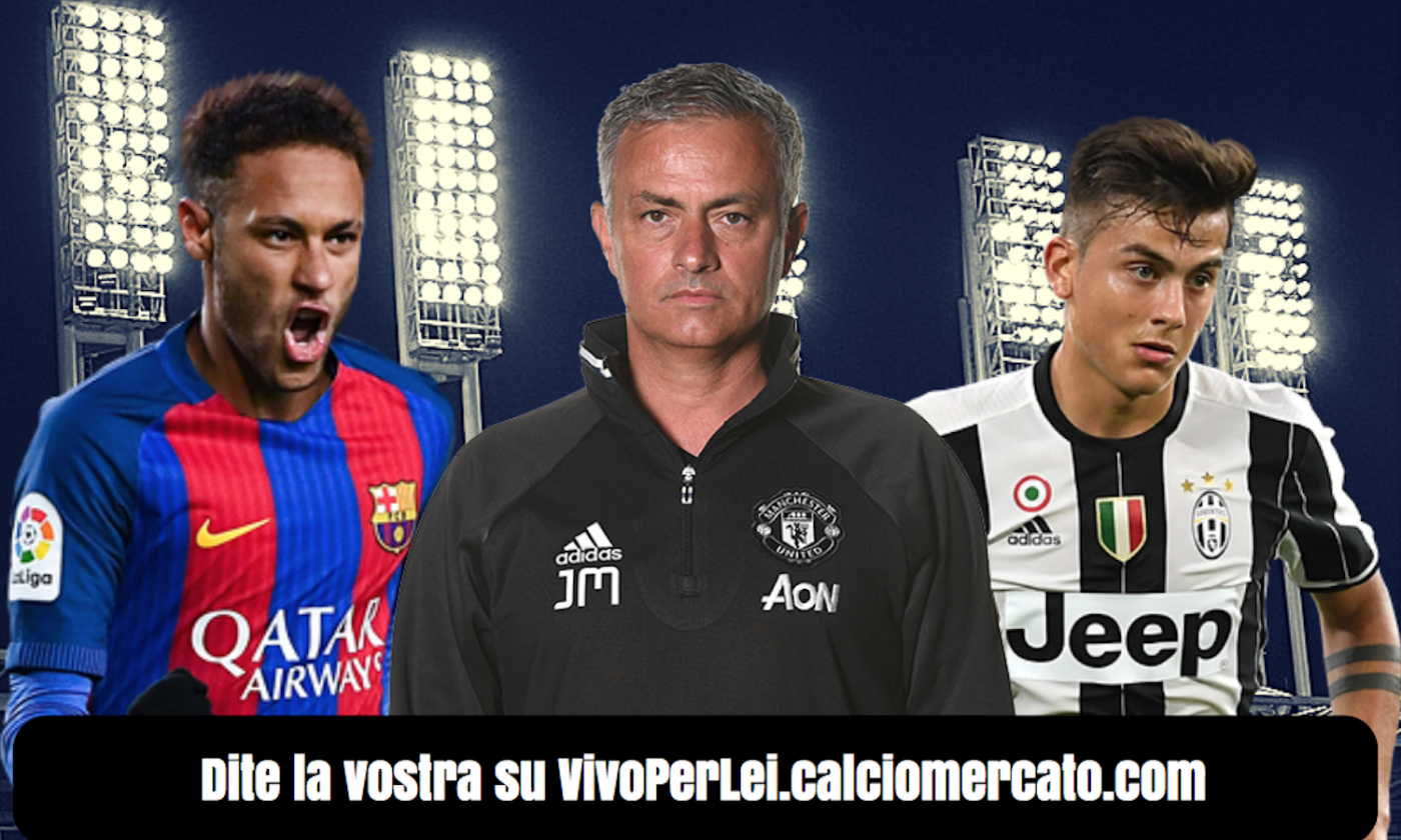 Juve attenta: Mou paga la clausola per Neymar, il Barça punta tutto su Dybala