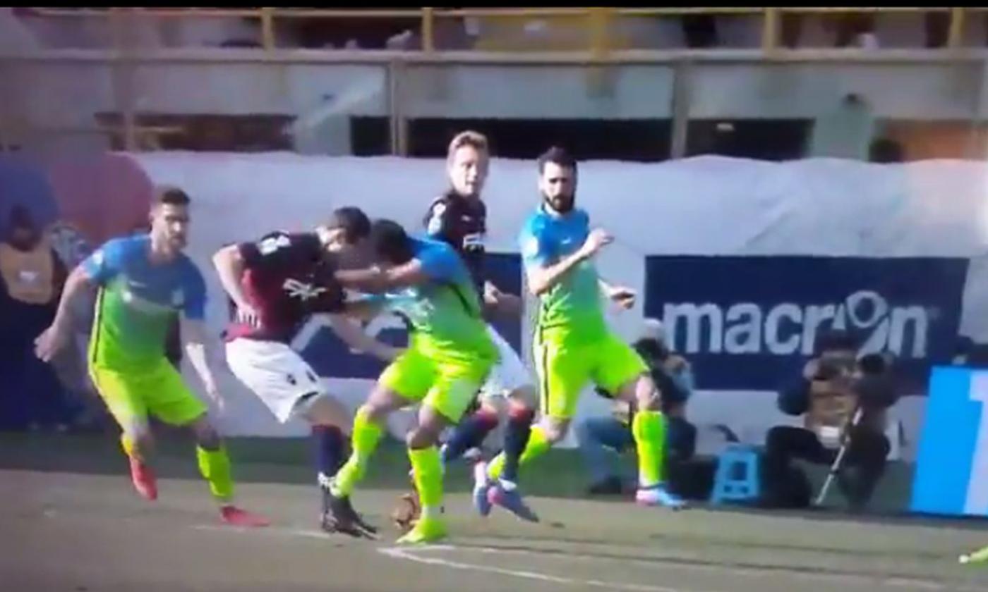 MOVIOLA Bologna-Inter: Eder su Dzemaili, rigore negato ai rossoblù. Gol annullato ingiustamente al Cagliari 