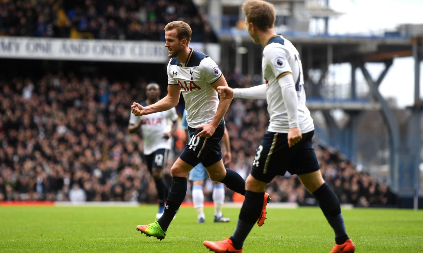 Premier League: tripletta di Kane, poker Tottenham allo Stoke