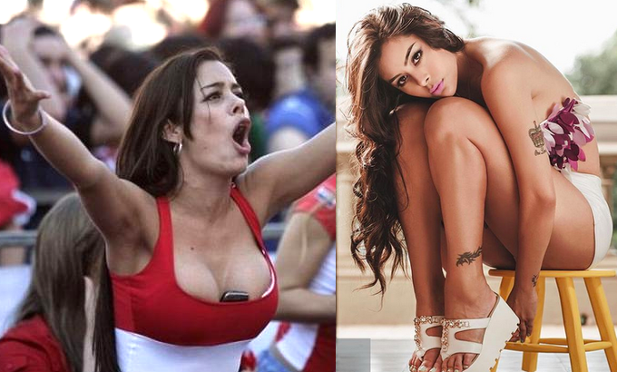 Riecco la Riquelme con fioretto e quel: 'Immagina che la porta sia io e che deve entrare bene' FOTO
