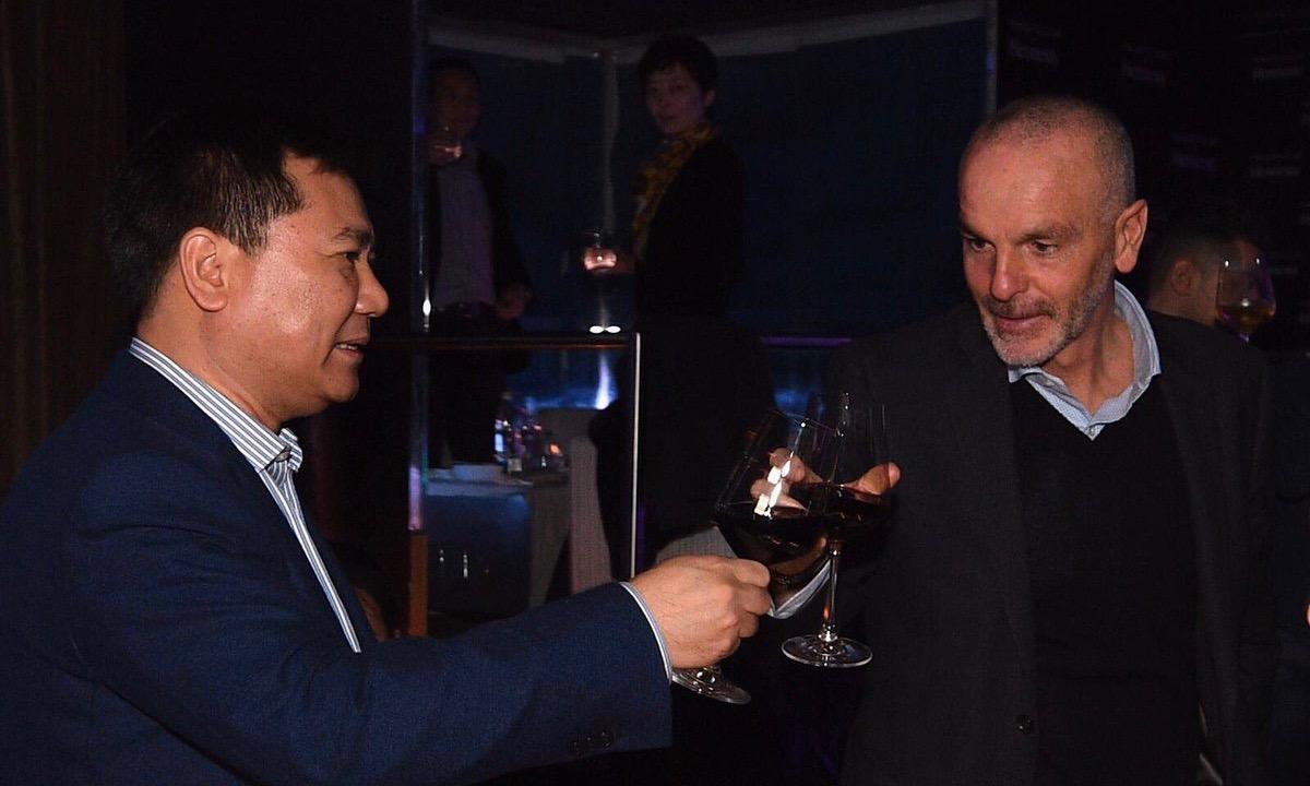 Inter, Zhang Jindong porta tutti a cena