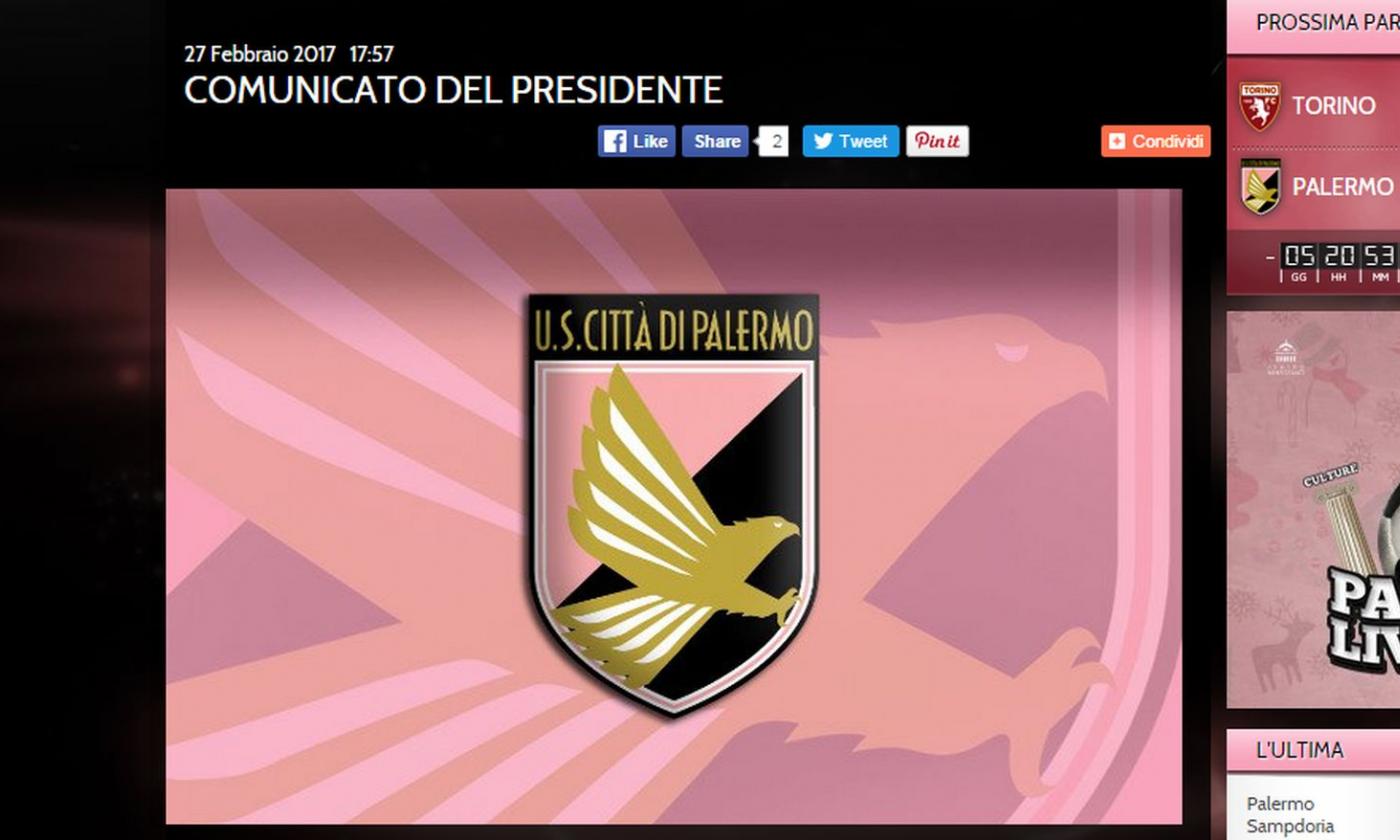 Palermo, UFFICIALE addio Zamparini