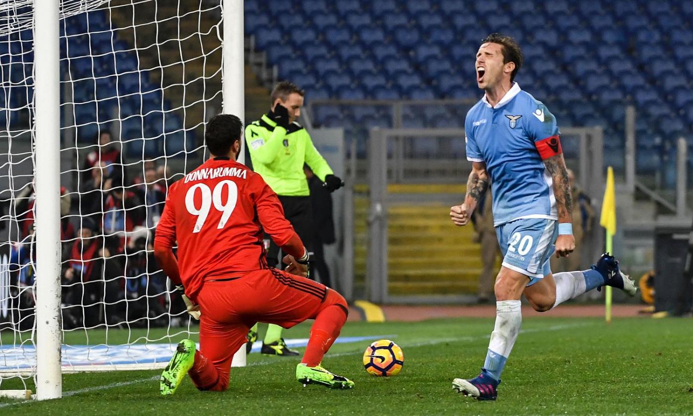 Lazio-Milan 1-1: Suso risponde a Biglia, ma il pareggio non serve a nessuno