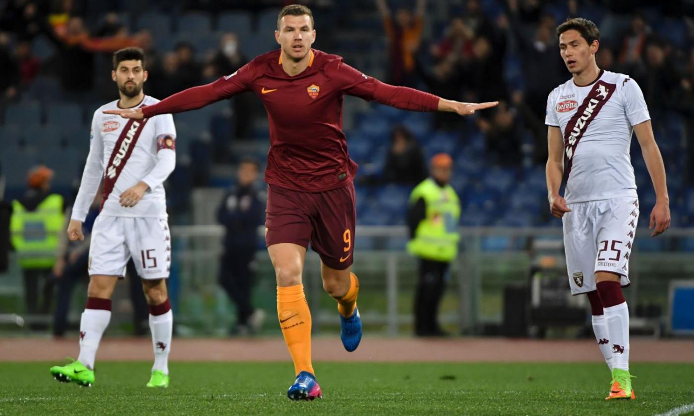 Watch: Roma's Dzeko opens up the scoring early on against Milan