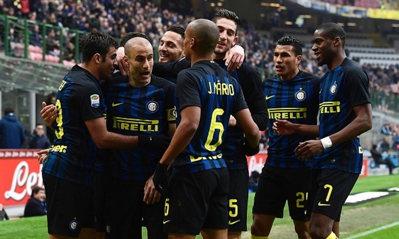 Bastano Eder e Candreva: l'Inter batte 2-0 l'Empoli, terzo posto a sei punti