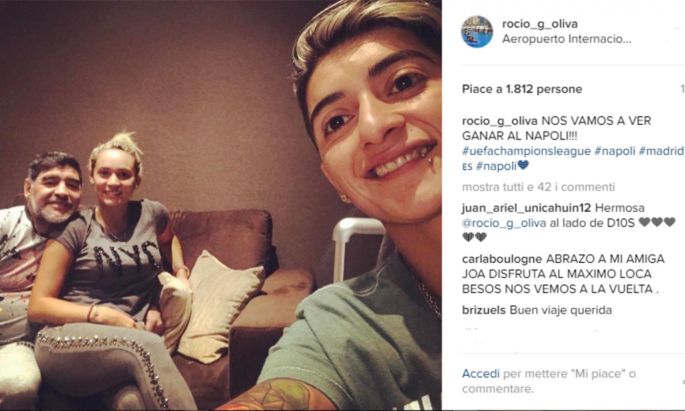 Napoli, Maradona si prepara al Real con massaggi e ginnastica