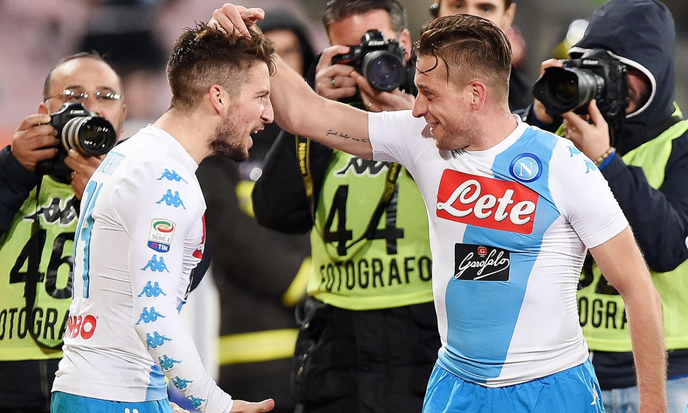 Il Napoli e Mertens in forma Real: 2-0 al Genoa, fa festa anche Giaccherini