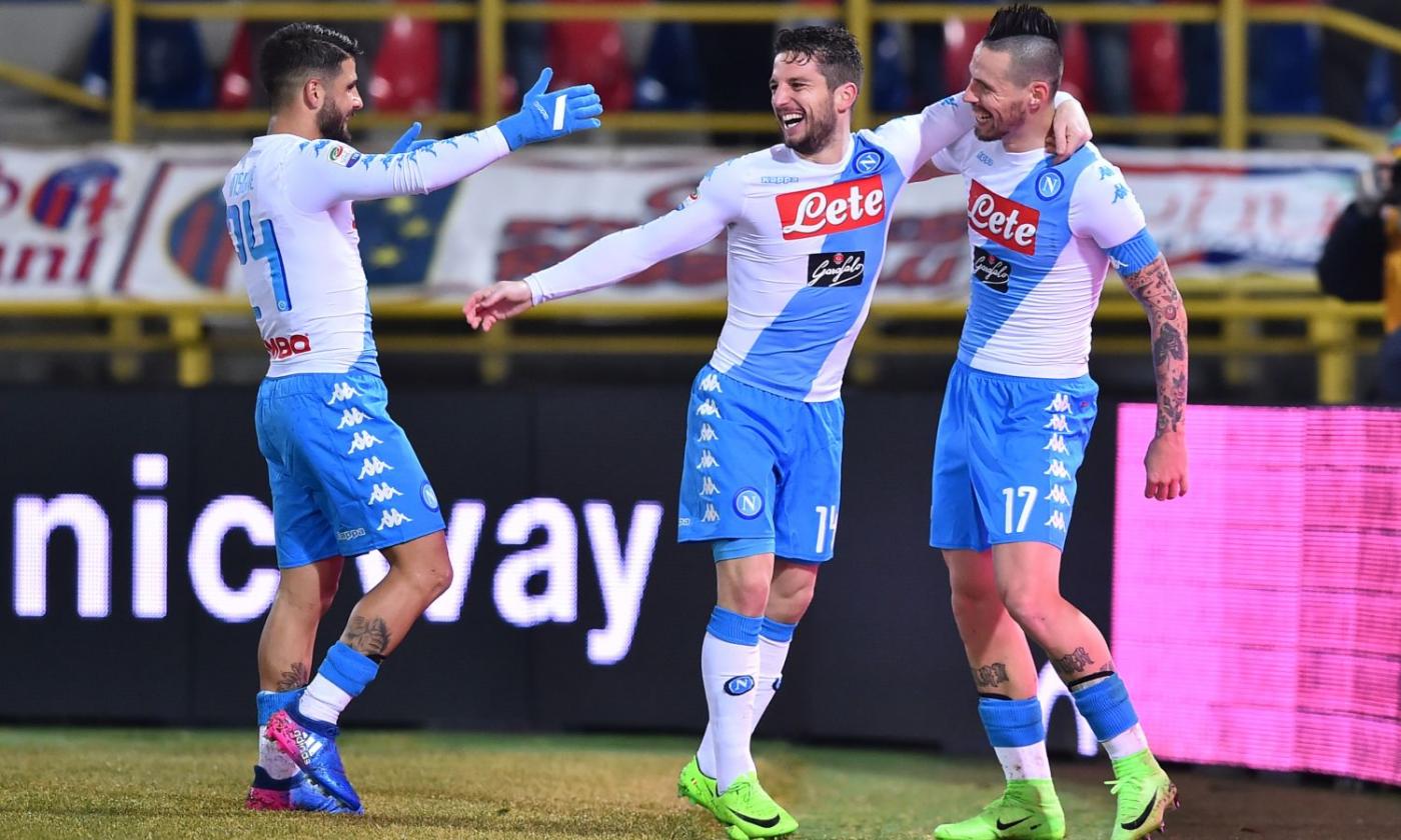 Empoli-Napoli 2-3: il tabellino