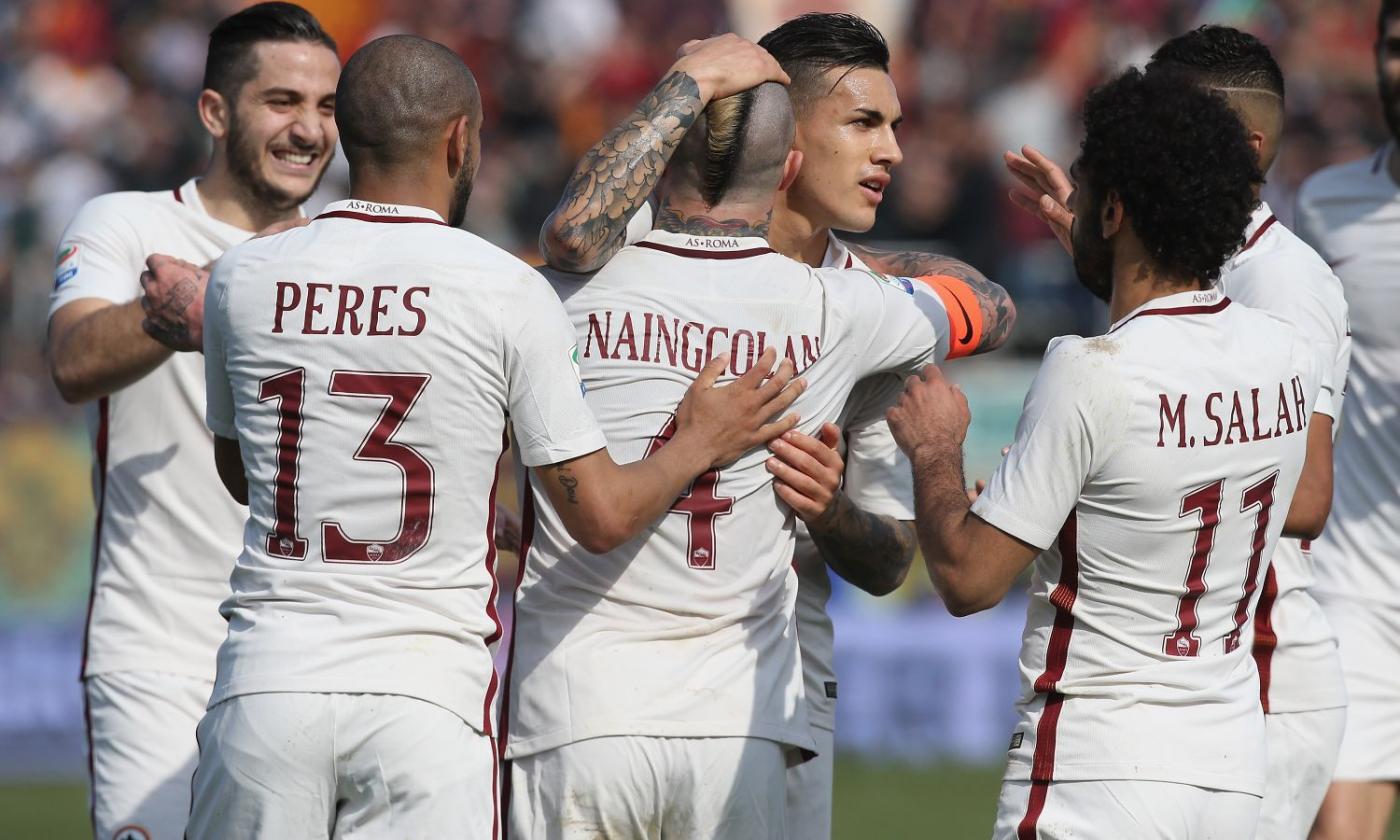 Roma: Nainggolan e Dzeko firmano il 2-0 a Crotone