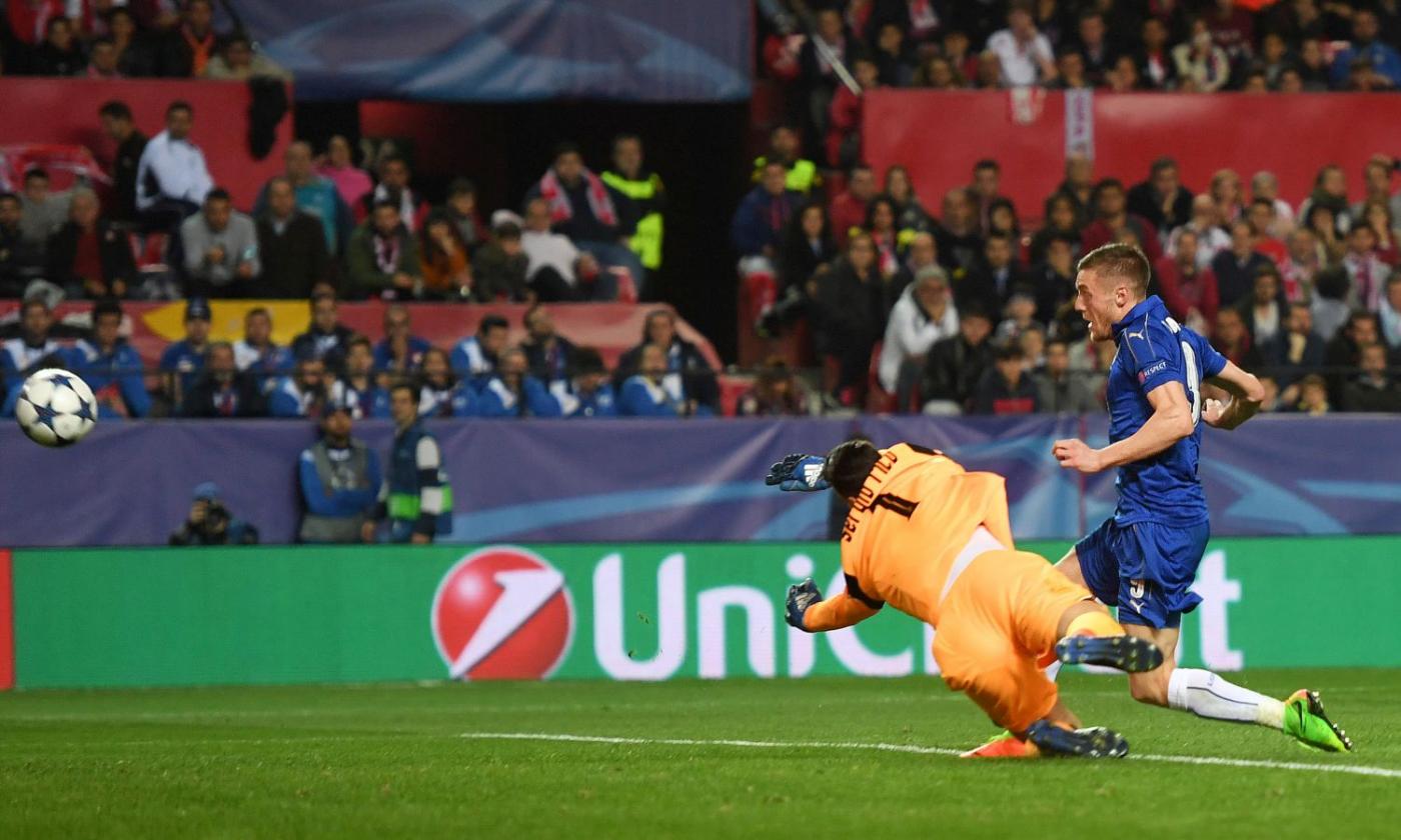 Il Siviglia domina, ma vince solo 2-1: Vardy dà una chance al Leicester