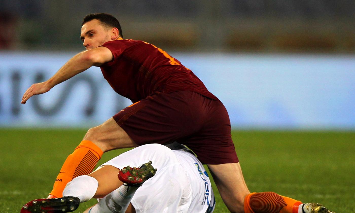 Roma: Vermaelen scaricato, torna in Spagna