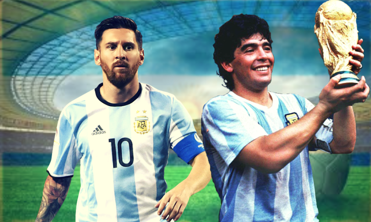 Image result for lionel messi vs maradona