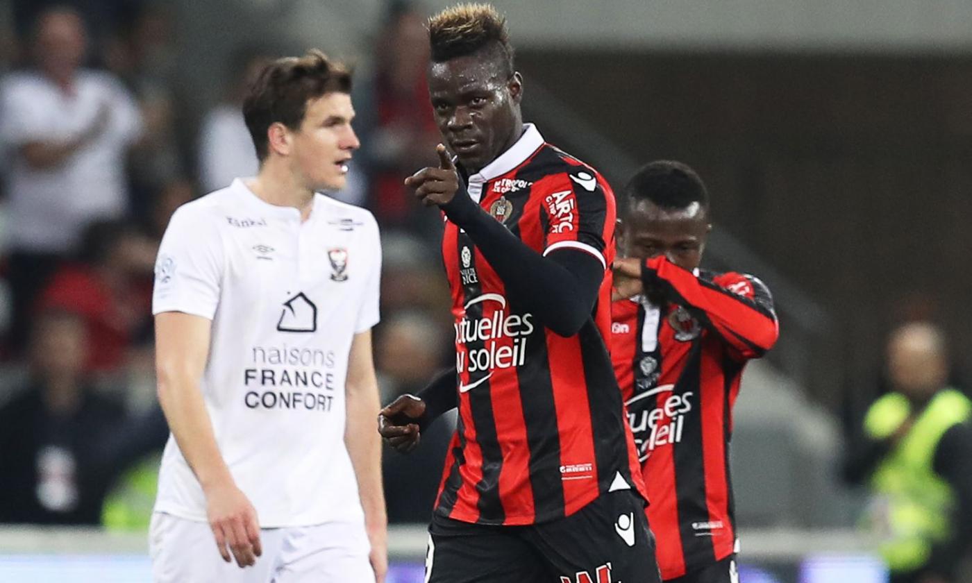 Ligue 1: Balotelli-gol e il Nizza pareggia in rimonta, tris Marsiglia VIDEO