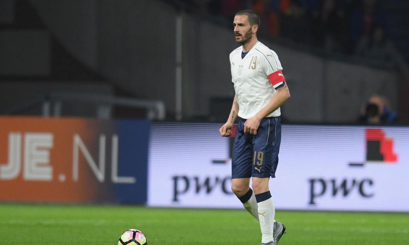 Italia, Bonucci: 'Barzagli? Grandissimo professionista. Sta nascendo un grande gruppo e i giovani...'