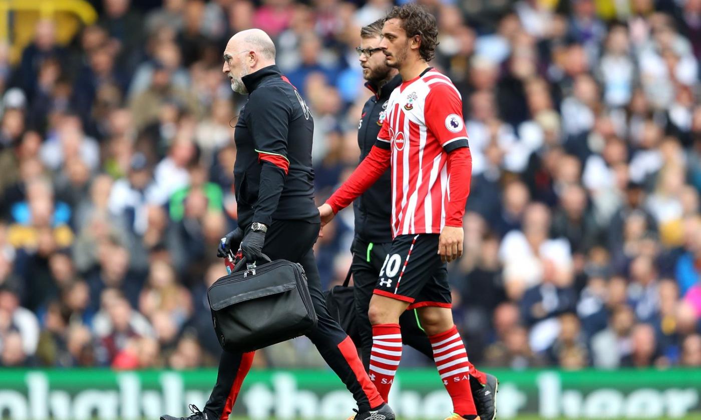 Southampton, Gabbiadini out 1 mese