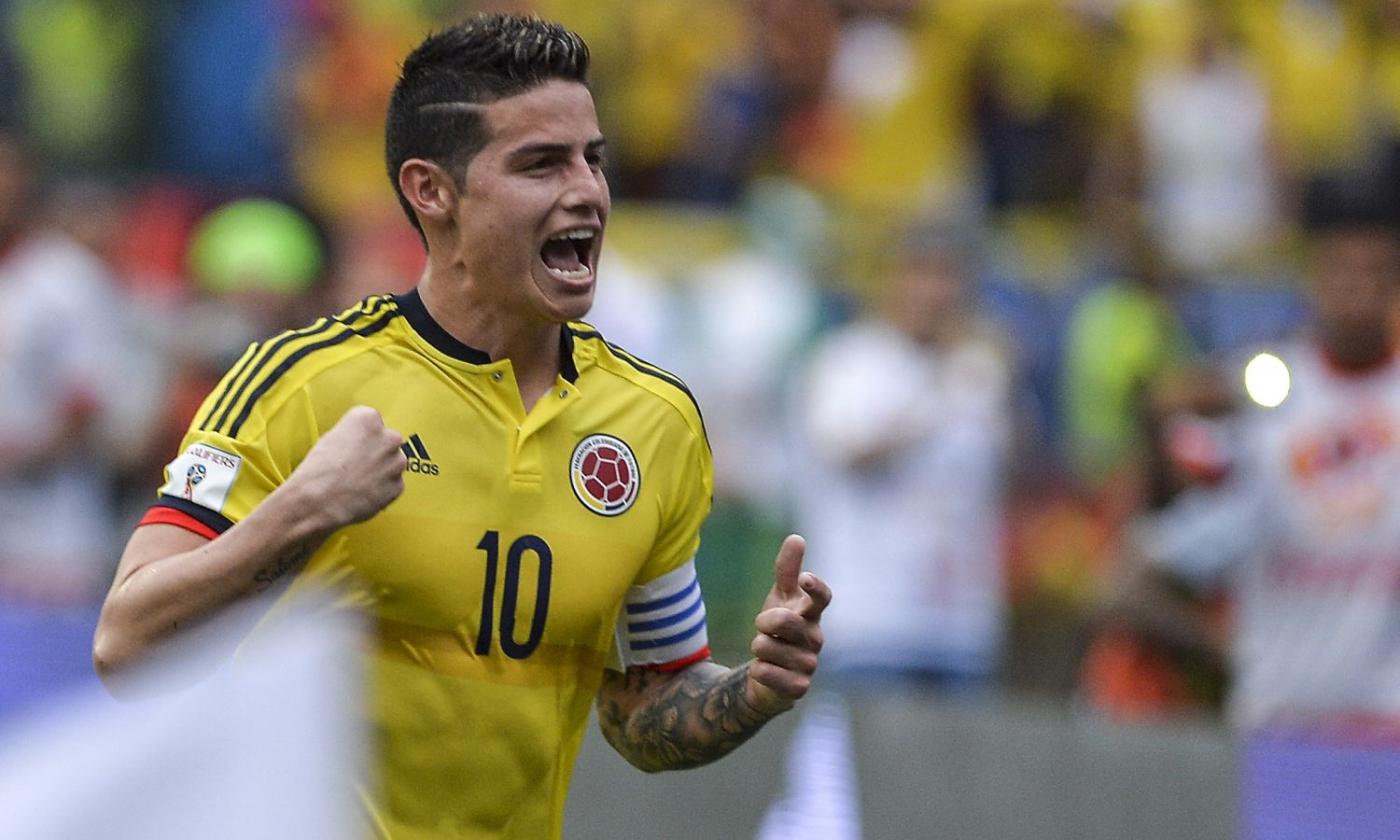 Real Madrid, 3 club su James Rodriguez