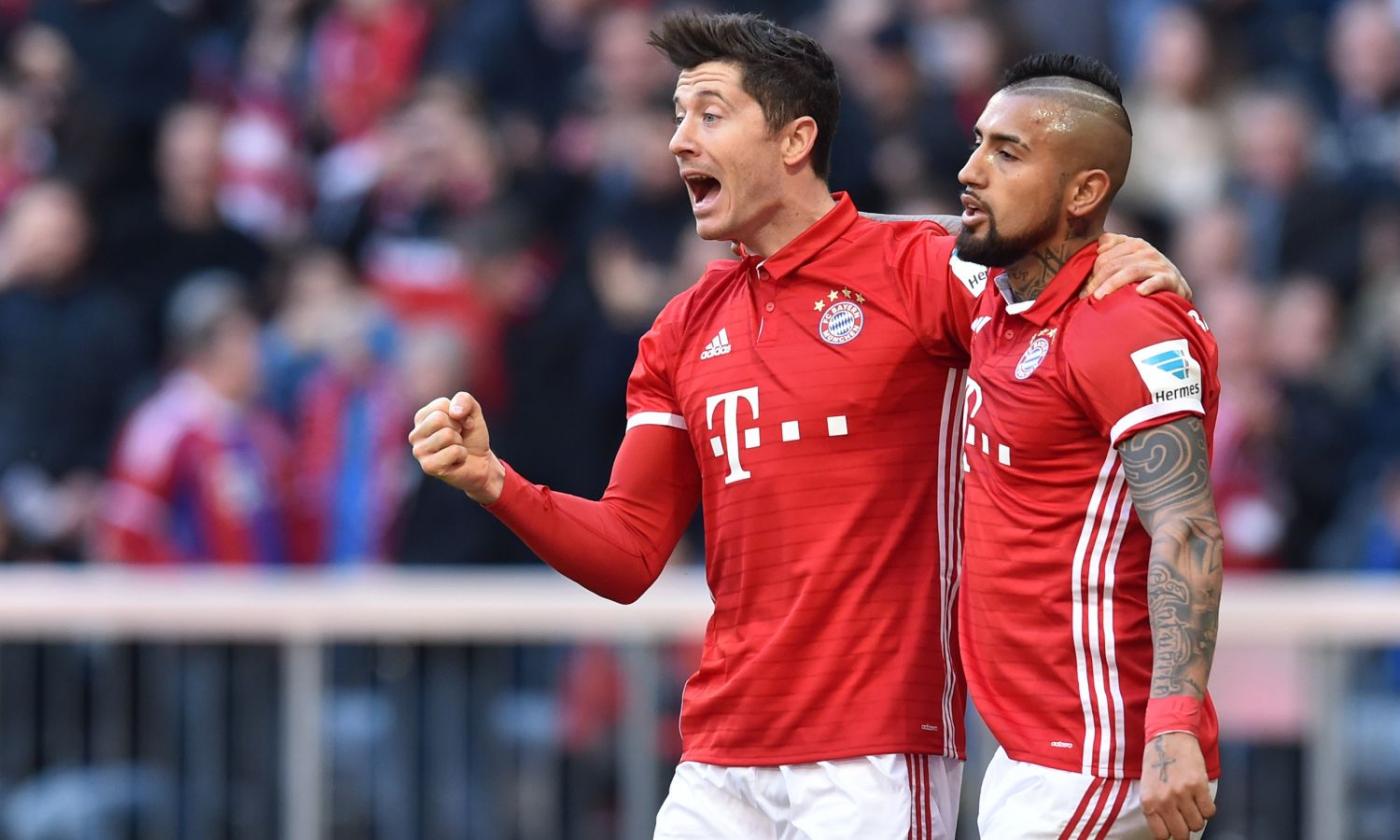 Real-Bayern: Lewandowski bestia nera dei blancos