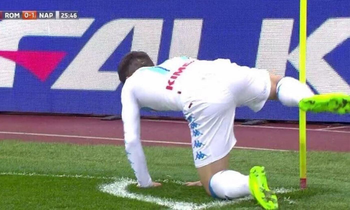 Napoli: Mertens esulta facendo la pipì come un cagnolino, poi si fa male. Ottimismo per il Real Madrid