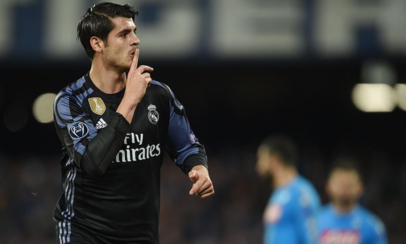 Lo juventino Morata provoca il Napoli