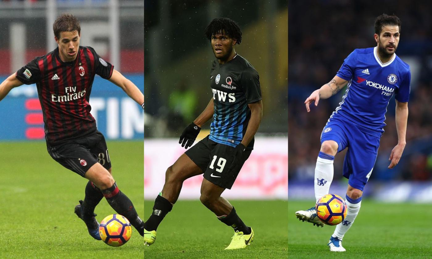 Da Pasalic e Mati a Kessie e Fabregas: Milan, così cambia il centrocampo