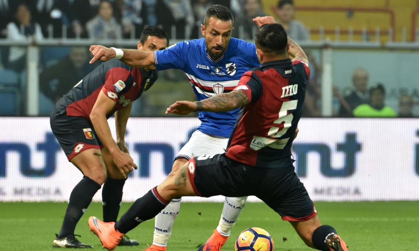 Genoa-Sampdoria 0-2, GOL E HIGHLIGHTS: rivediamo le reti di Ramirez e Quagliarella 