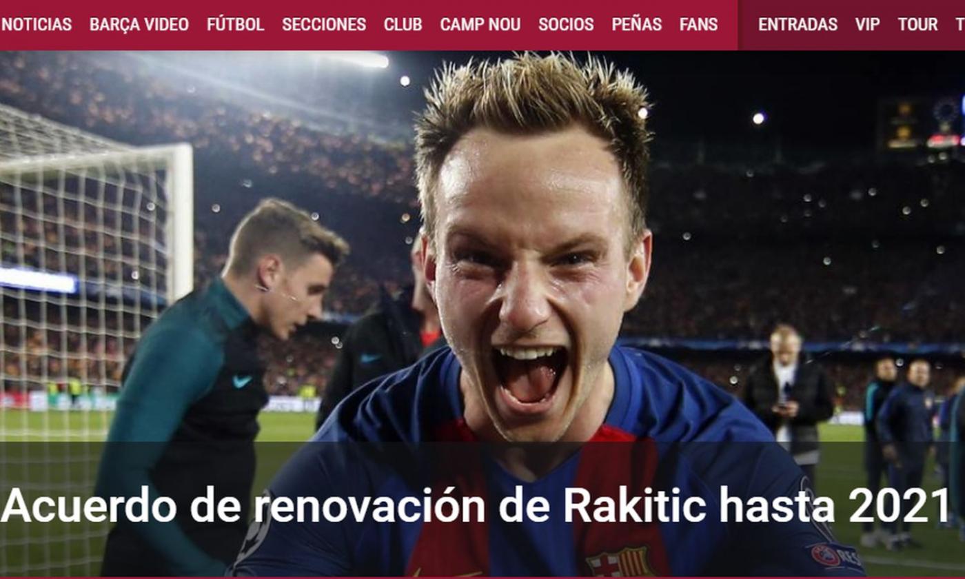 Niente Juve, UFFICIALE: Rakitic rinnova col Barcellona. E la clausola...