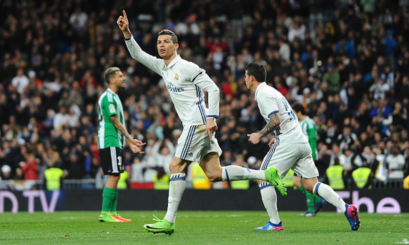 Real Madrid, Ronaldo: il gol contro il Betis vale tre record