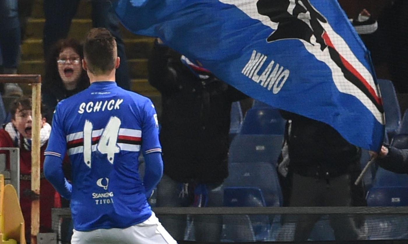 Sampdoria, al Ferraris Tottenham e Borussia Dortmund per Schick