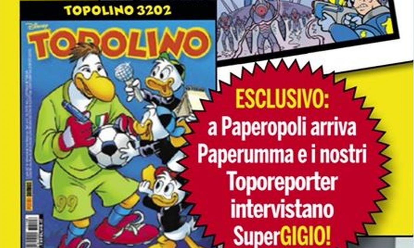 Milan, Donnarumma finisce su Topolino come Baggio e Ronaldo: ecco Paperumma! 