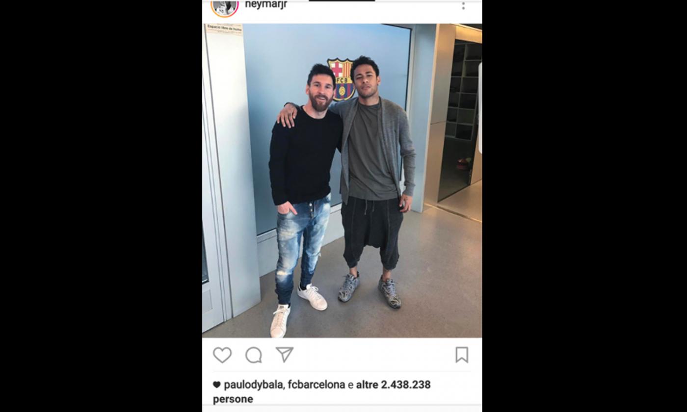 Paulo Dybala sparks transfer speculations after liking picture of Messi and Neymar on Instagram