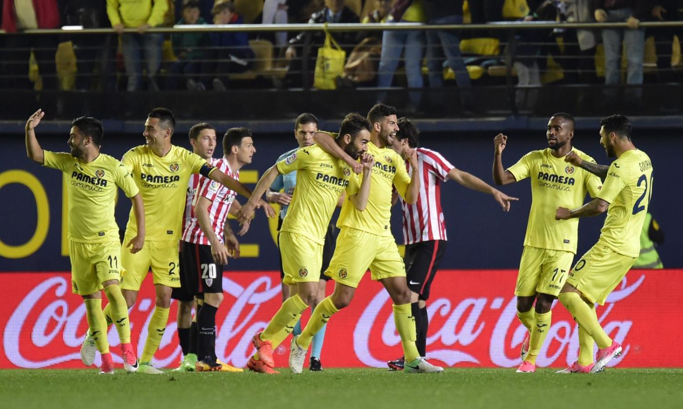 Liga: 3-1 all'Athletic, il Villarreal vince e torna a sognare la Champions League